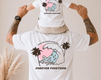 Matching T-shirt set "Forever Together" – Mother & Baby – Mother and Child Outfit – Summer Family Look – Gift for Mom and Baby
