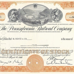 Pennsylvania Railroad Co. - Type II Orange