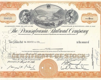 Pennsylvania Railroad Co. - Type II Orange