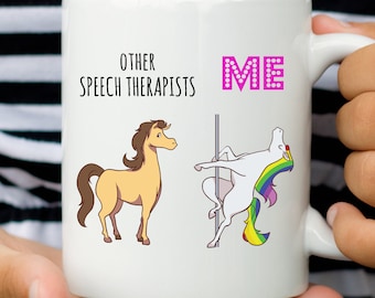 Therapist Unicorn Behavioral Therapist Card Birthday Card for Behavioral Therapist Therapist Gift Personalized Therapy Greetings Card