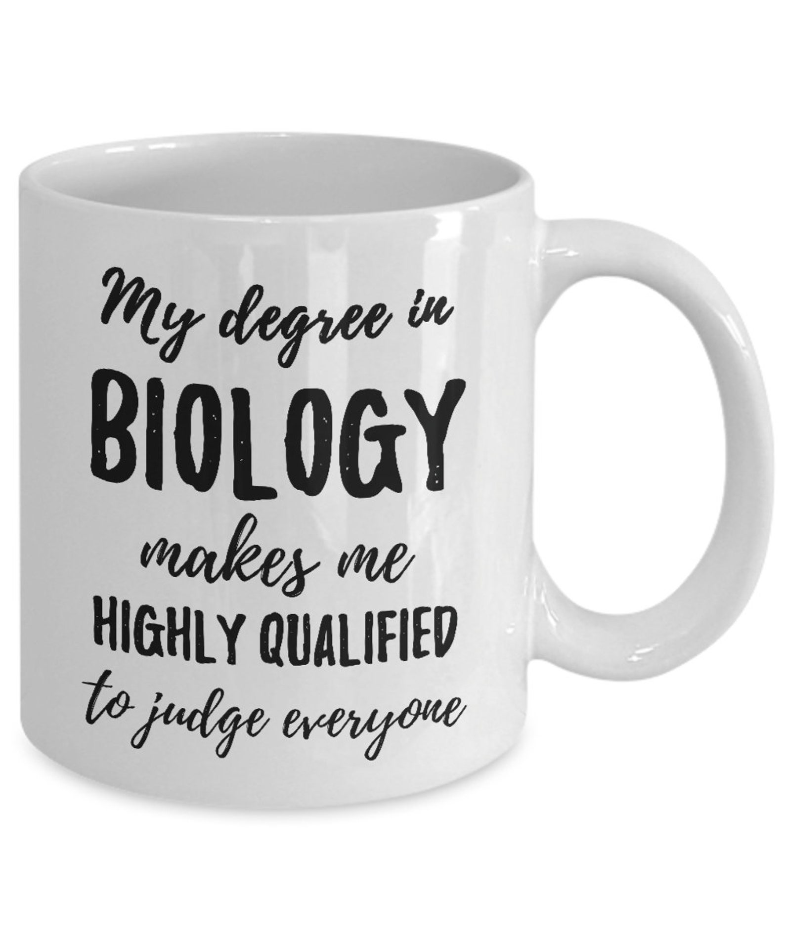 Biologist Mug Biology Graduation Gift Biology Degree Mug Etsy