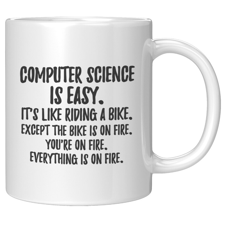Computer Science is Easy Computer Science Graduation Etsy
