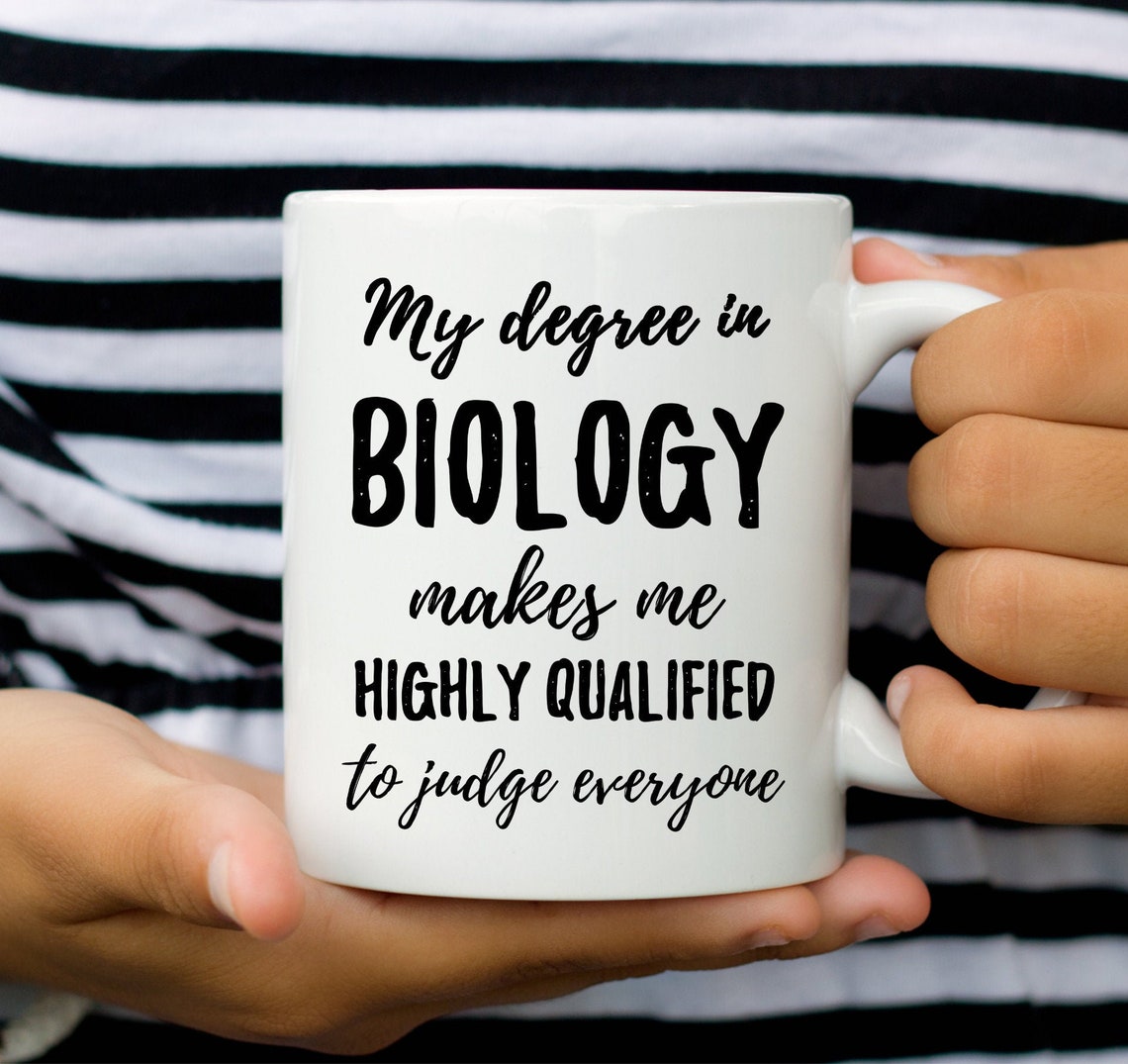 Biologist Mug Biology Graduation Gift Biology Degree Mug Etsy