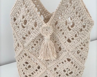 Pattern - Crochet Square in a Square Bag