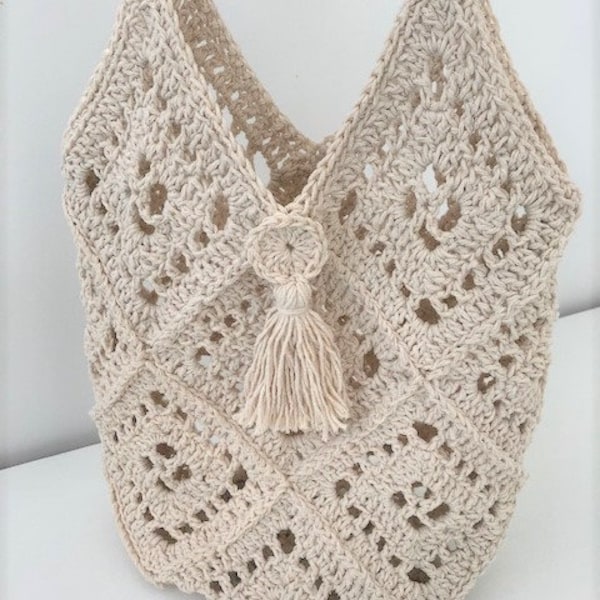 Pattern - Crochet Square in a Square Bag