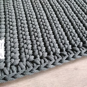 crochet rug, crochet rug, rug, runner, handmade, cotton cord, shape: rectangular, handmade, many sizes and colors