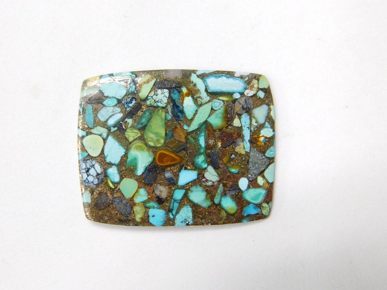 Gorgeous A-3046 Copper Turquoise Cabochon Handmade Copper Turquoise Loose Stone For Jewelry 20 Cts Natural Copper Turquoise Gemstone
