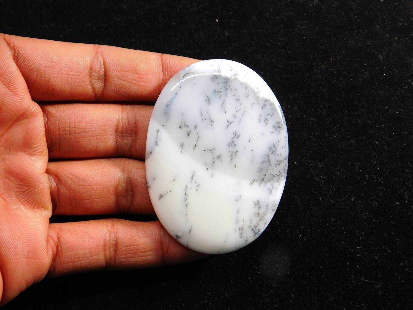 #156 Amazing Natural Dendrite Opal Agate Gemstone Top Quality Dendrite Opal Cabochon Dendrite Opal Loose Stone For jewelry CT 82 41 X 35 #156 Amazing Natural Dendrite Opal Agate Gemstone Top Quality Dendrite Opal Cabochon Dendrite Opal Loose Stone For jewelry CT 82 41 X 35