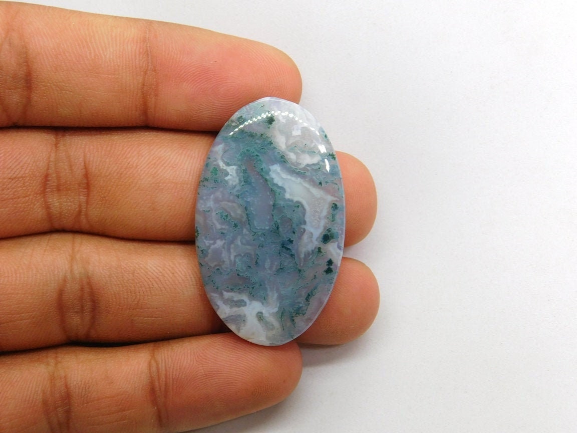 Very Rare Natural Green Moss agate gemstone Moss agate Loose | Etsy