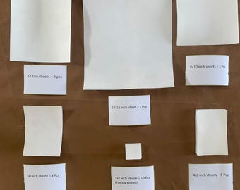 Goatskin Parchment Vellum Sheets: Calligraphy Writing Kit