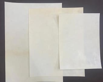 Natural Finish Goat Skin Parchment: Vellum for Calligraphy, Bookbinding, Lampshades & Furniture