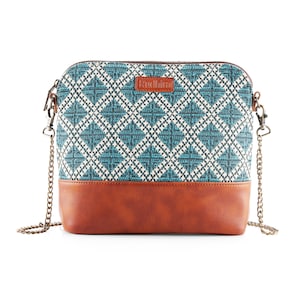 Petit sac à bandoulière Rudhira | Sac à main porté épaule | Pochette pour femme | Sac à main bandoulière | Porte-monnaie en cuir végétalien | Cadeau mignon pour fille et femme