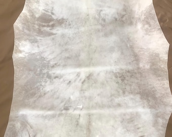 Natural Parchment Goat Leather Hide: Translucent Vellum for Lampshades & Furniture