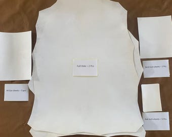 Goatskin Parchment Leather Sheets: Calligraphy, Writing & Painting Kit