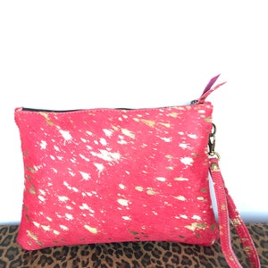 Bolso de mano de pelo de rudhira sobre cuero de vaca lavado con ácido, Bolso de vaquero, Bolso de mano de cuero, Bolso de mano grande, Regalo para ella