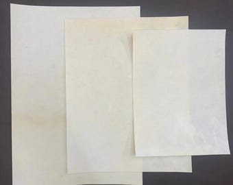 Goatskin Parchment Leather Vellum Sheets for Calligraphy, Painting, Bookbinding, Furniture
