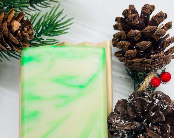 Frosted Fir Scented Handmade Soap