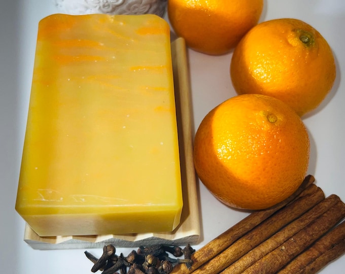 Orange CinnaClove Scented Handmade Soap