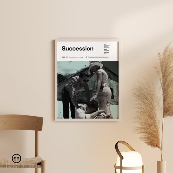 Succession TV Show Poster Movie Succession Theater Room Movie Room Wall Art Poster Home Decor TV Poster Gifts Digital Download Etsy