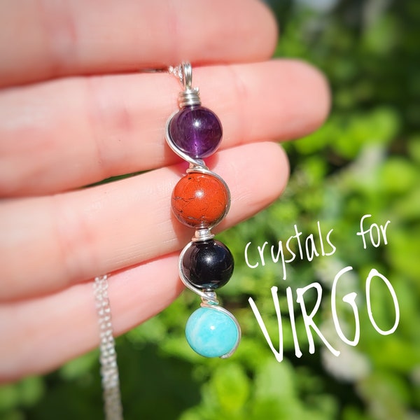 Virgo Pendant Etsy