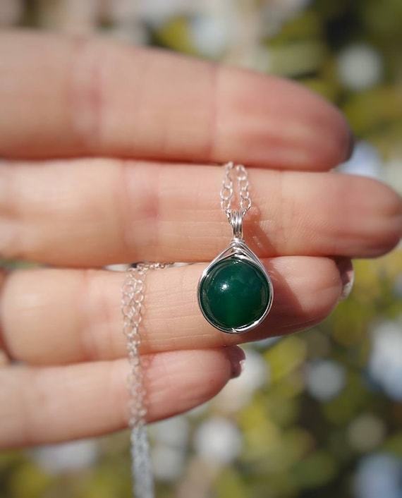 Green agate necklace-sets - Runjhun Jewellery - 4001096