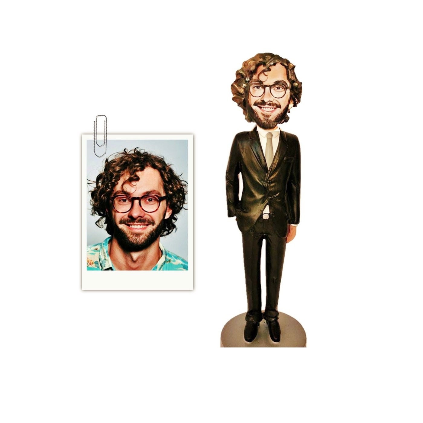 Personalized 3D Figurine: 8-Inch Custom Statue from Photo