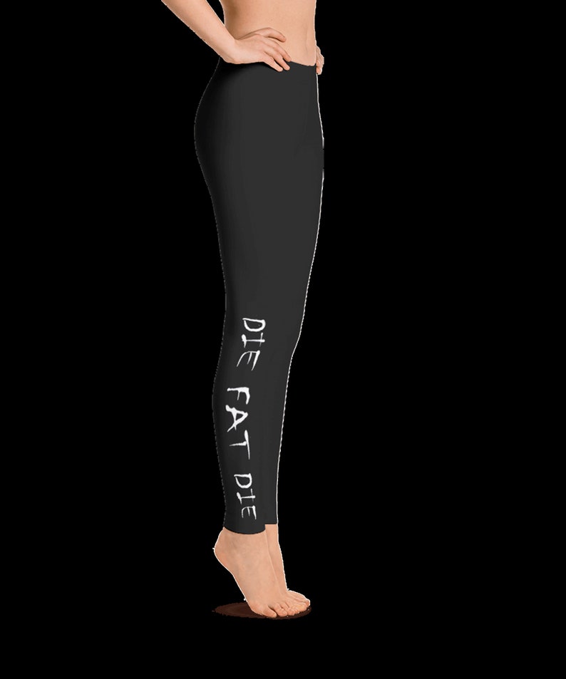 DIE FAT DIE Crossfit Yoga Workout Fitness Leggings
