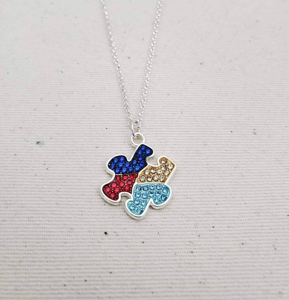 Autism Necklace/ Autism Jewelry / Autism Awareness / Necklace Etsy UK