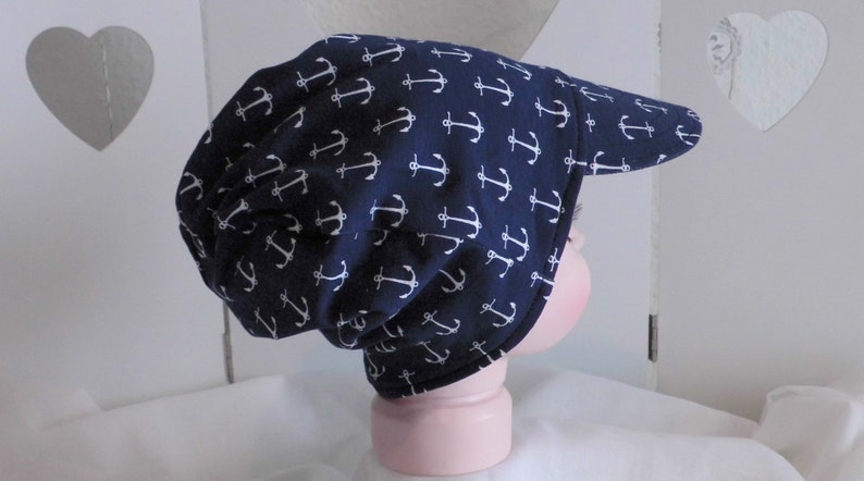 size 49-50 Jersey hat Beanie hat with shade size 47-48