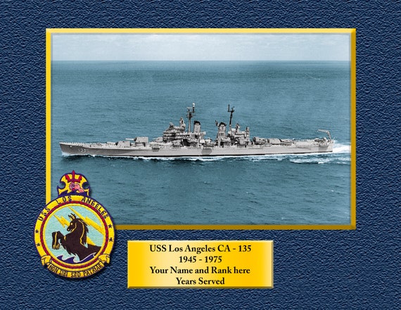 USS LAWRENCE DD954/DDG4 Custom Personalized 8.5 X 11 Print of US