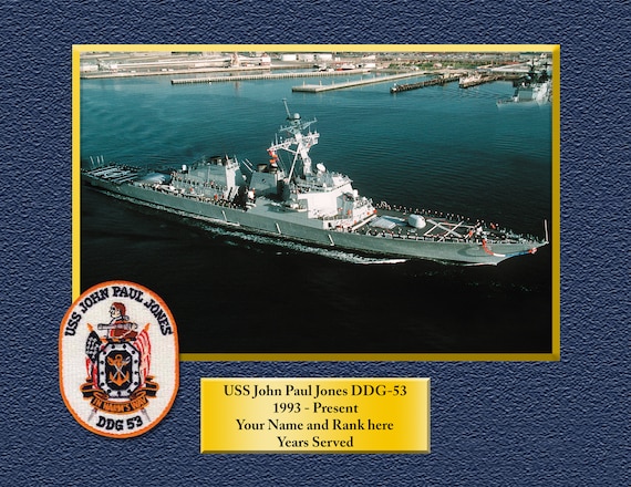 USS Hoist ARS-40 Custom Personalized 8.5 X 11 Print of US Navy