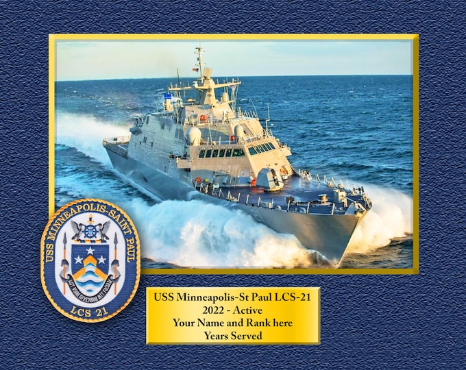 USS Frank F. Petersen Jr. DDG-121 Custom Personalized 8.5 X 11 Print of US Navy Ships Unique Gift Idea for any Occasions