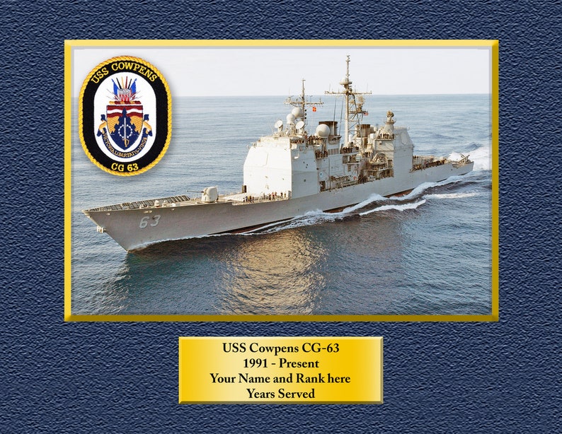 USS ESSEX LHD2 Custom Personalized 8.5 X 11.0 Print of US Navy Ships Unique Gift Idea for any Occasions