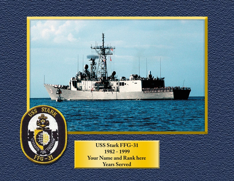 USS W.S. SIMS FF1059 Custom Personalized 8.5 X 11 Print of US Etsy