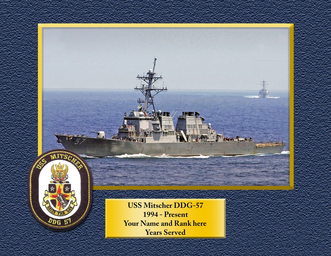 USS McCandless FF 1084 Custom Personalized 8.5 X 11 Print of | Etsy