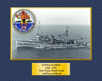 Tirage Photo Sur Toile Personnalisé - USS Helena CA 75 - Cadeau Vétéran Marine US