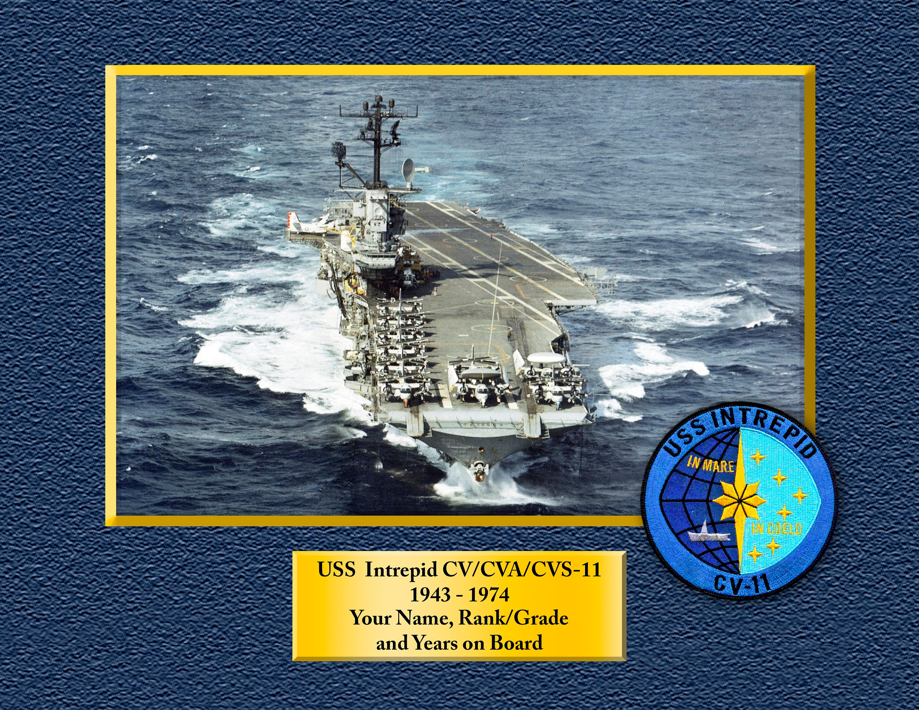 Postcards USS Intrepid CVS11 postcard US Navy ship aircraft carrier rfe.ie