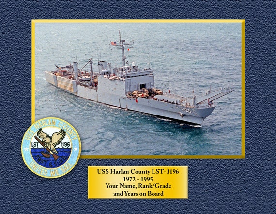 Uss Lasalle Agf3 Custom Personalized Print Of Us Navy Gift Idea