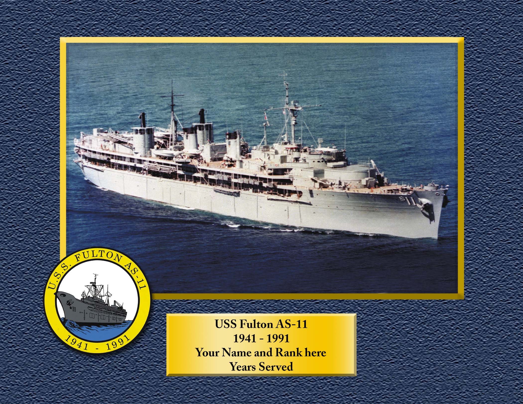 USS Renshaw DD-499 Custom Personalized 8.5 X 11 Print of US USS Renshaw DD-499 Custom Personalized 8.5 X 11 Print of US