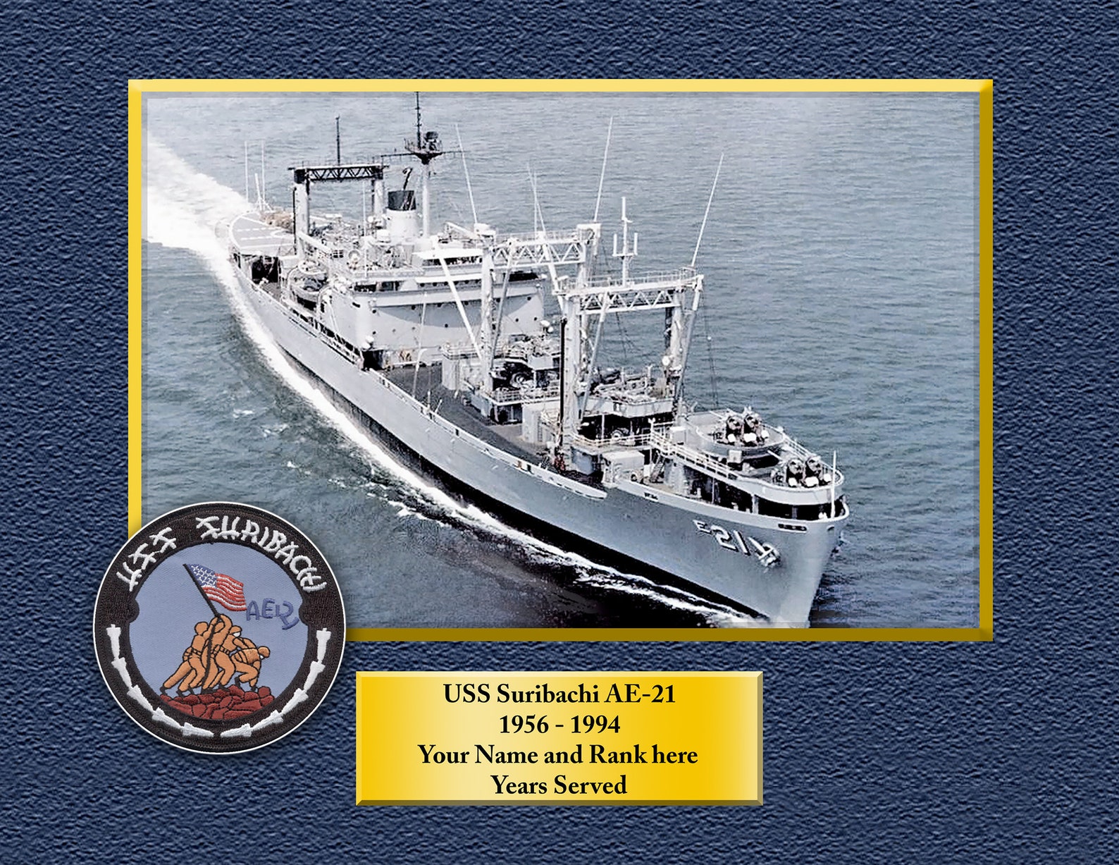 USS La Moure County LST1194 Custom Personalized 8.5 X 11 Etsy