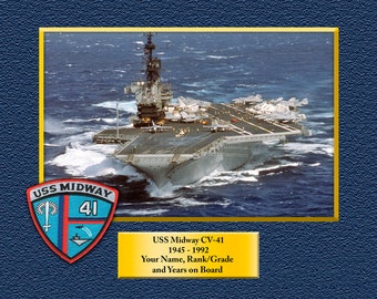 U S Navy - USS MIDWAY CV-41 Challenge Coin - Etsy