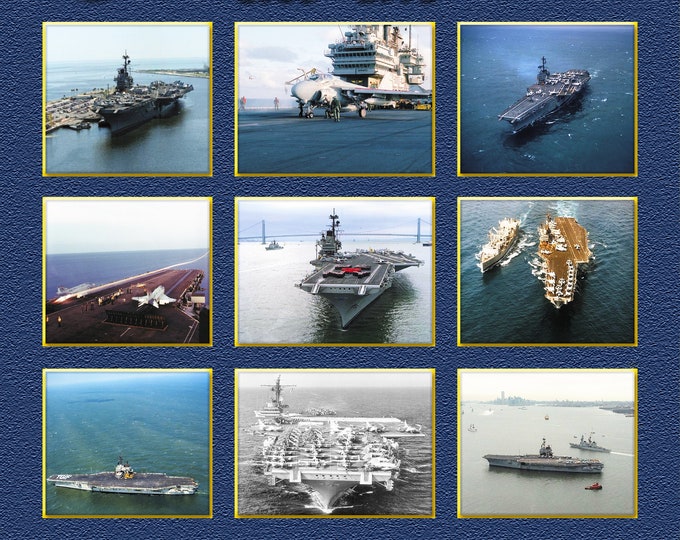 USS Forrestal cva-cv-AVT-59  Custom Personalized 11X14 or 16 X 20 Print on Pro. Paper or Canvas US Navy Ships Unique Gift Idea any Occasions