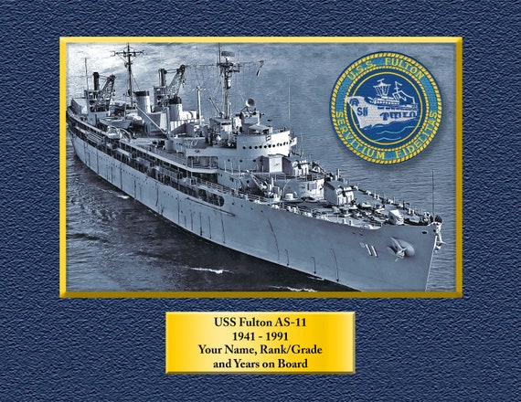 Navy Uss Fulton (As-11) T-Shirts Navy Uss Fulton (As-11) T-Shirts