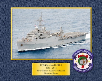 Details about   USS Cleveland LPD 7 US Navy Ship Postcard 
