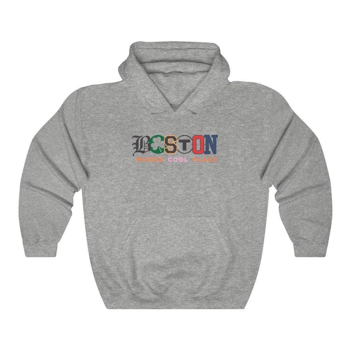 Boston wicked cool place Unisex Heavy Blend Hooded | Etsy