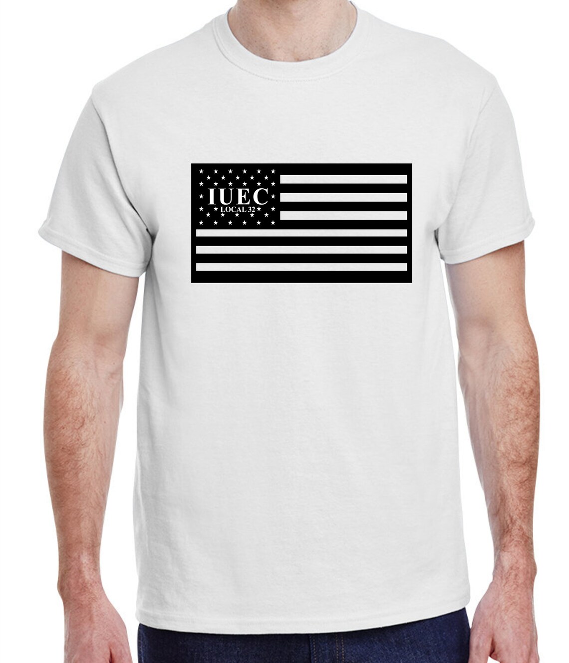 IUEC Local 32 Flag T Shirt Unisex Etsy