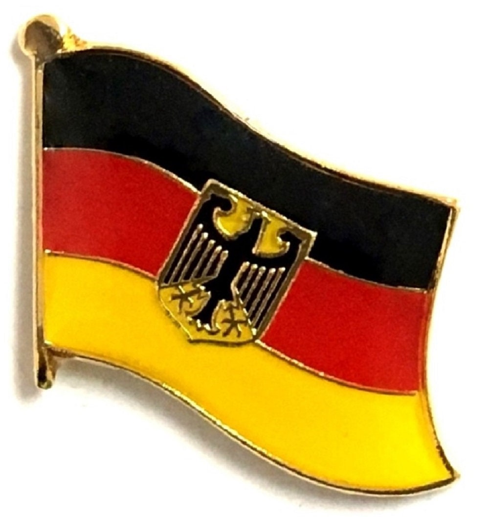 Around the World Autour Du Monde Lapel Pin Flag of Germany 