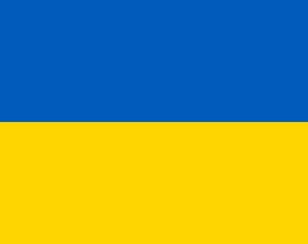 3x5 Foot (90x150 cm) Ukraine Polyester Indoor/Outdoor Flag with 2 Brass Grommets