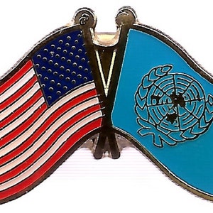 Belgium and NATO North Atlantic Treaty Organization Crossed Double  Friendship Flags Lapel Pins Brooch Badges