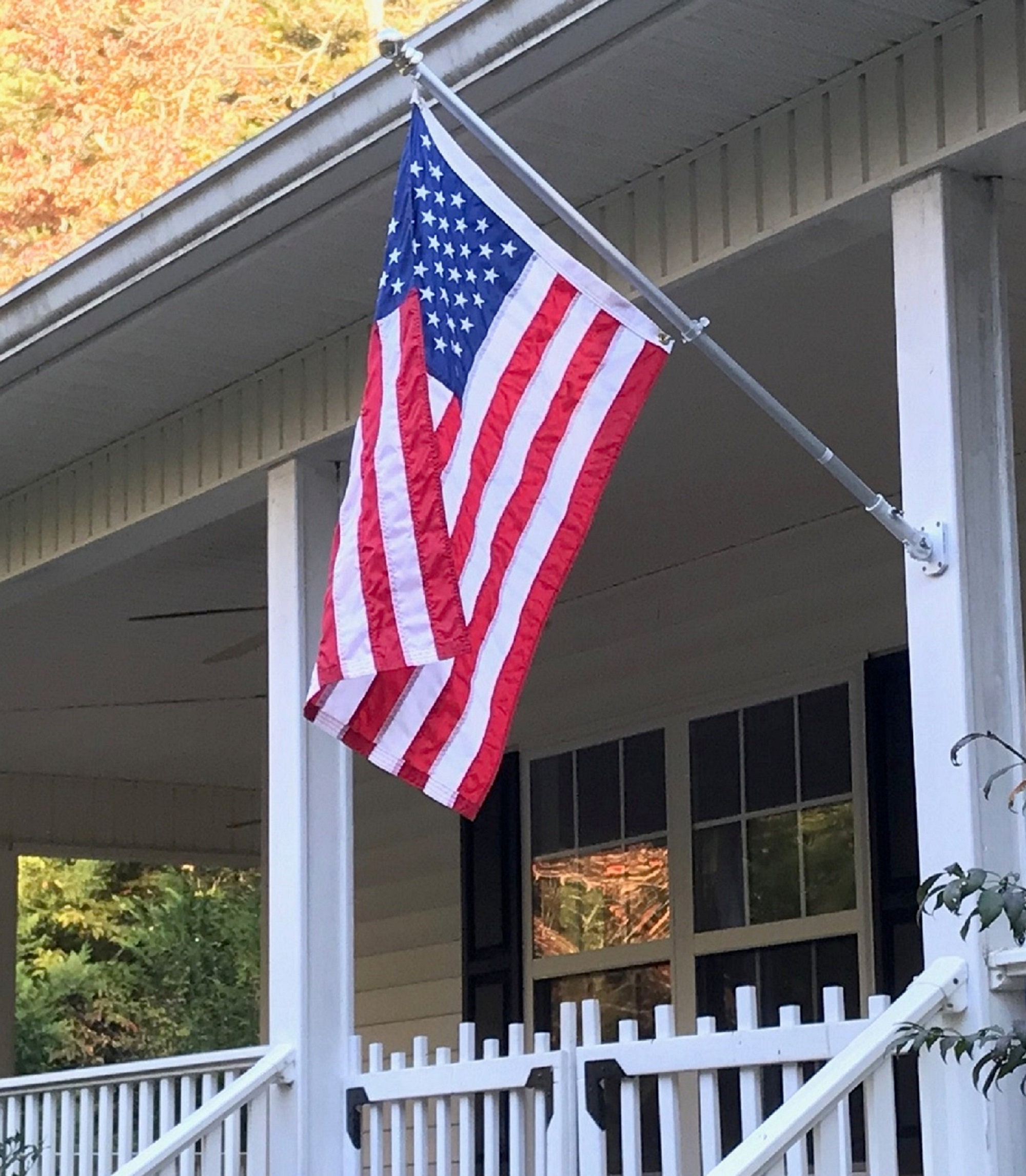 MADE IN USA 3x5 Foot Embroidered American Flag With 6 Etsy